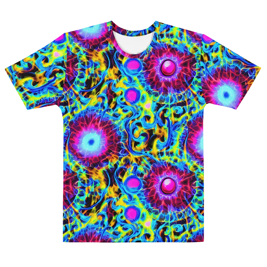 Neon Nectar on Men's Cotton Crew Neck T-Shirt — Front