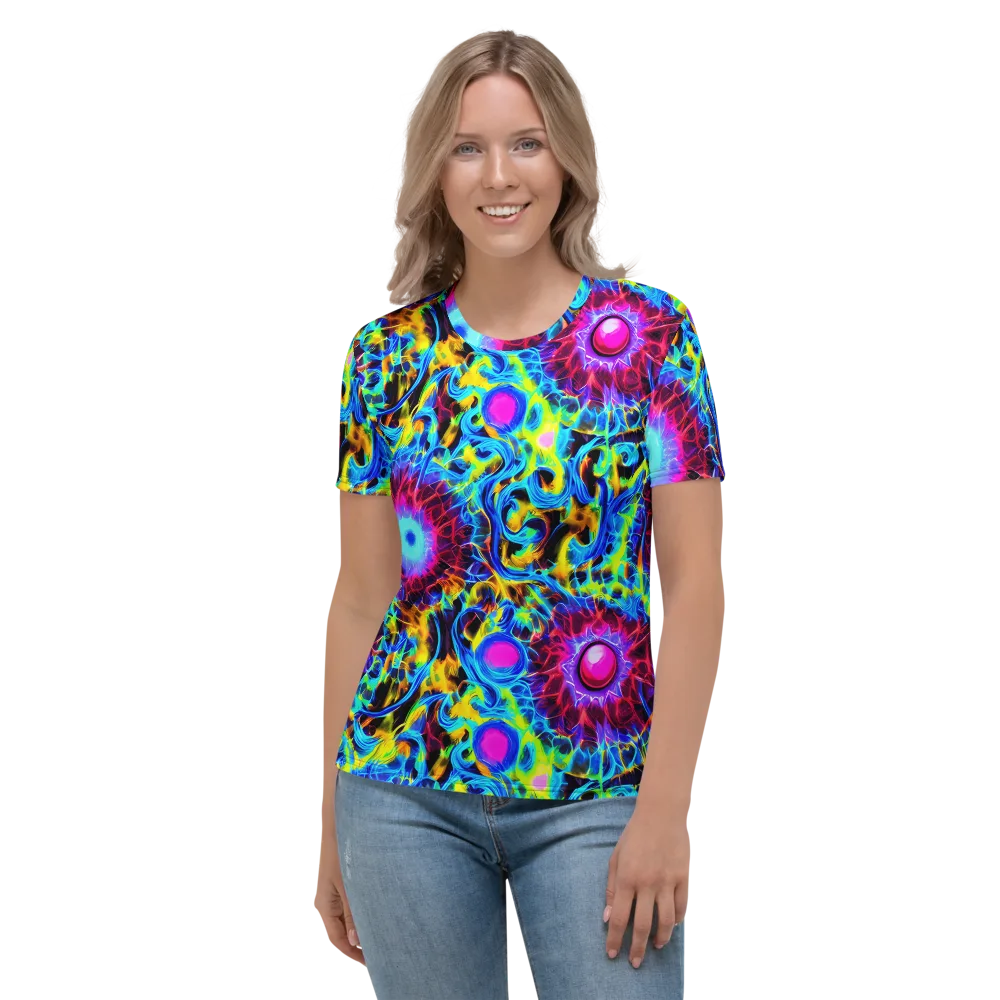 Neon Nectar on Women's Crew Neck T-Shirt — Front