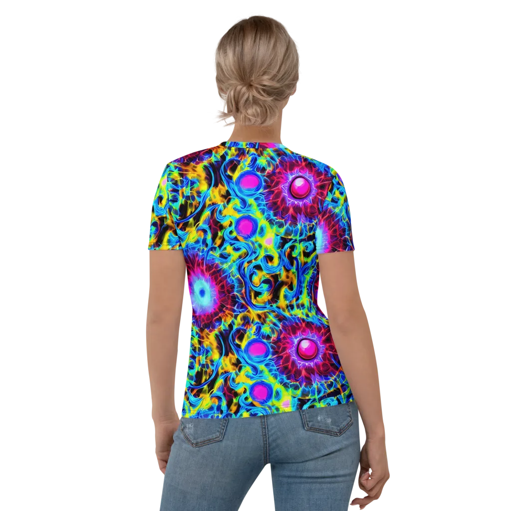 Neon Nectar on Women's Crew Neck T-Shirt — Back