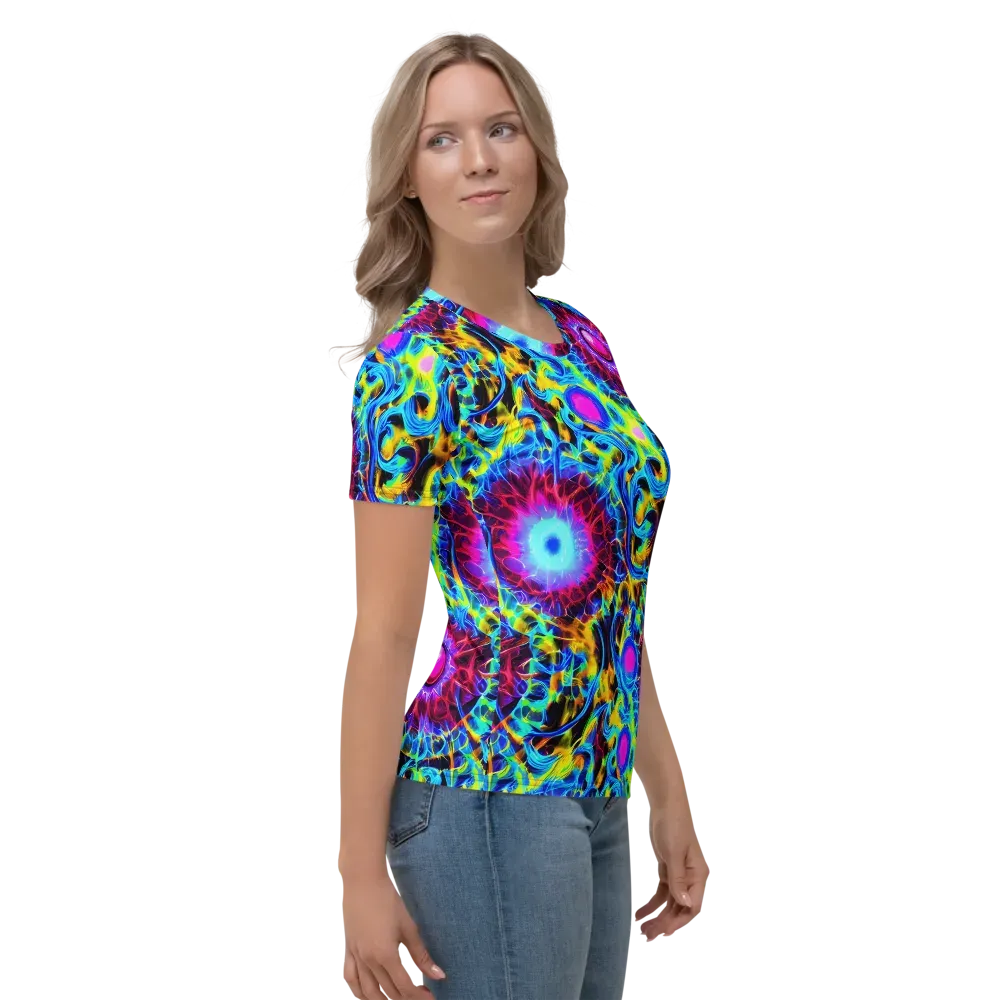 Neon Nectar on Women's Crew Neck T-Shirt — Right