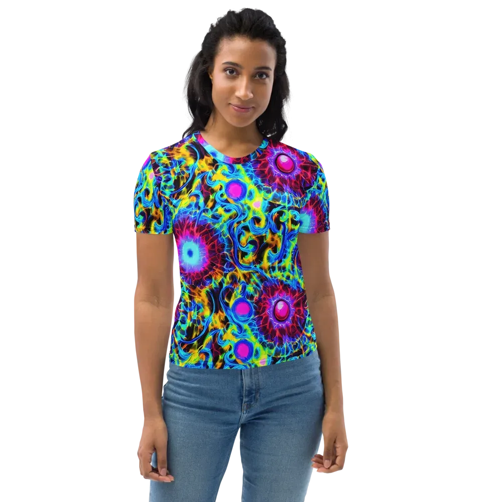 Neon Nectar on Women's Crew Neck T-Shirt — Front