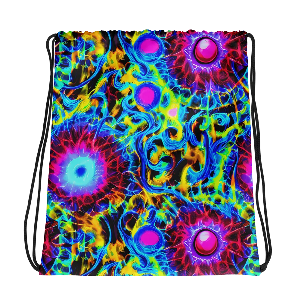 Neon Nectar on Drawstring Bag — Photo