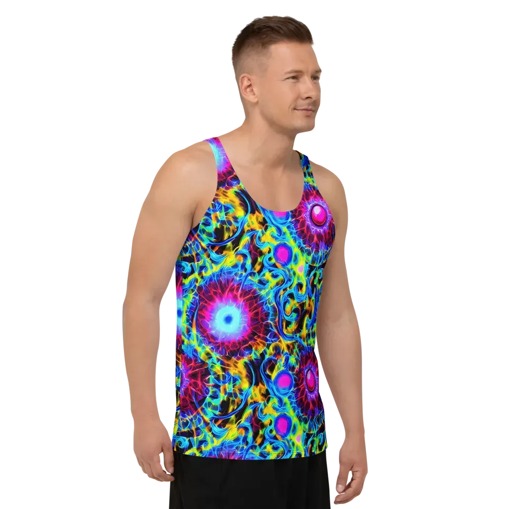 Neon Nectar on Men's Tank Top — Right Front