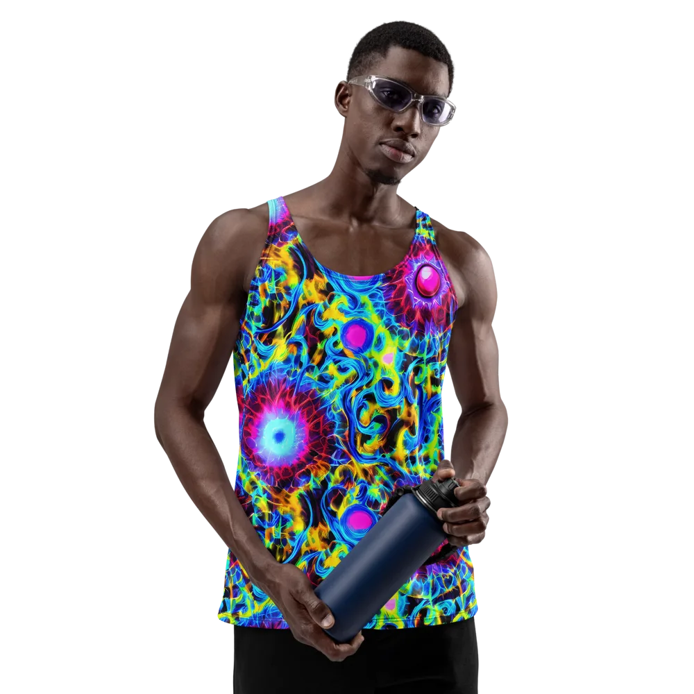 Neon Nectar on Men's Tank Top — Front