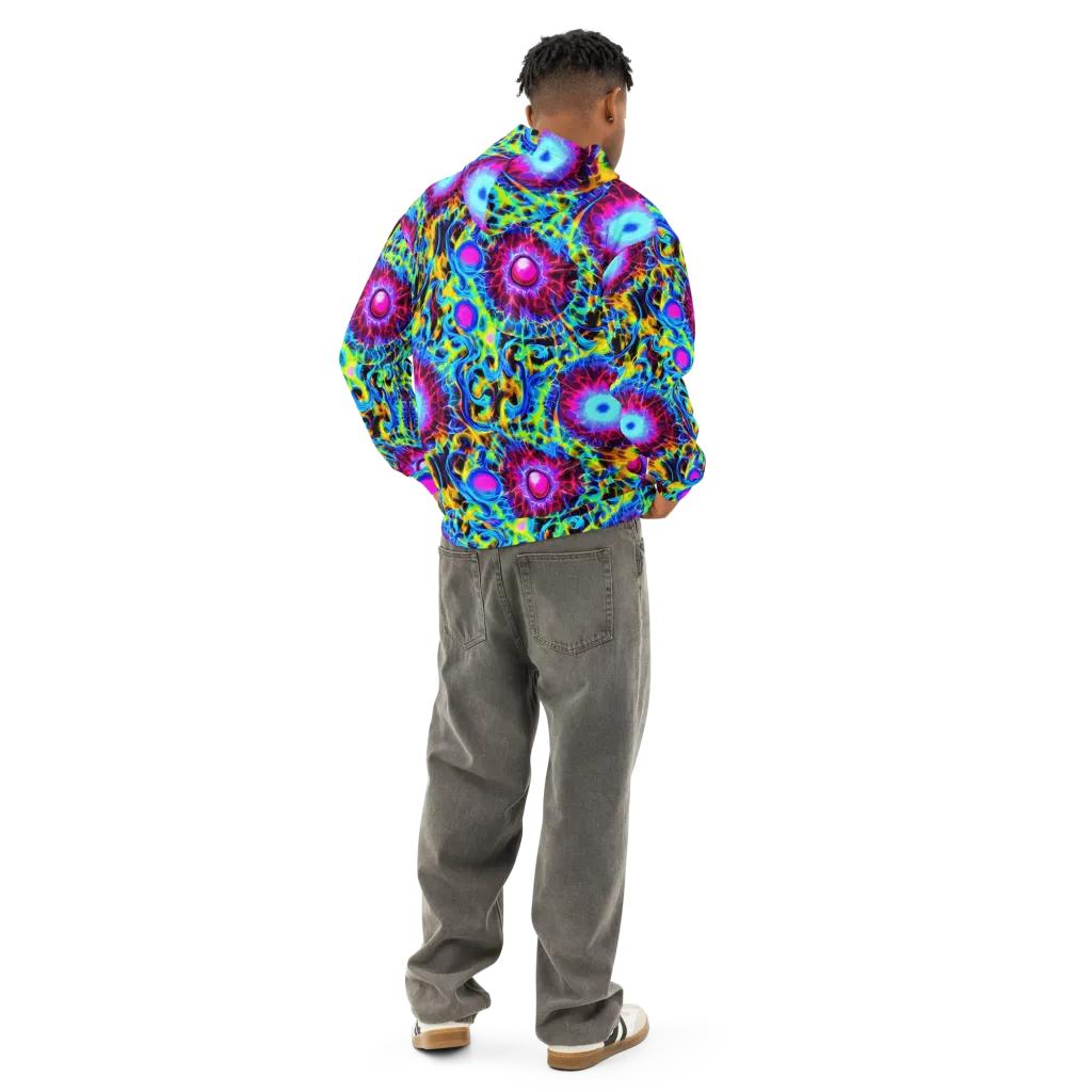 Neon Nectar on Cotton Hoodie — Back