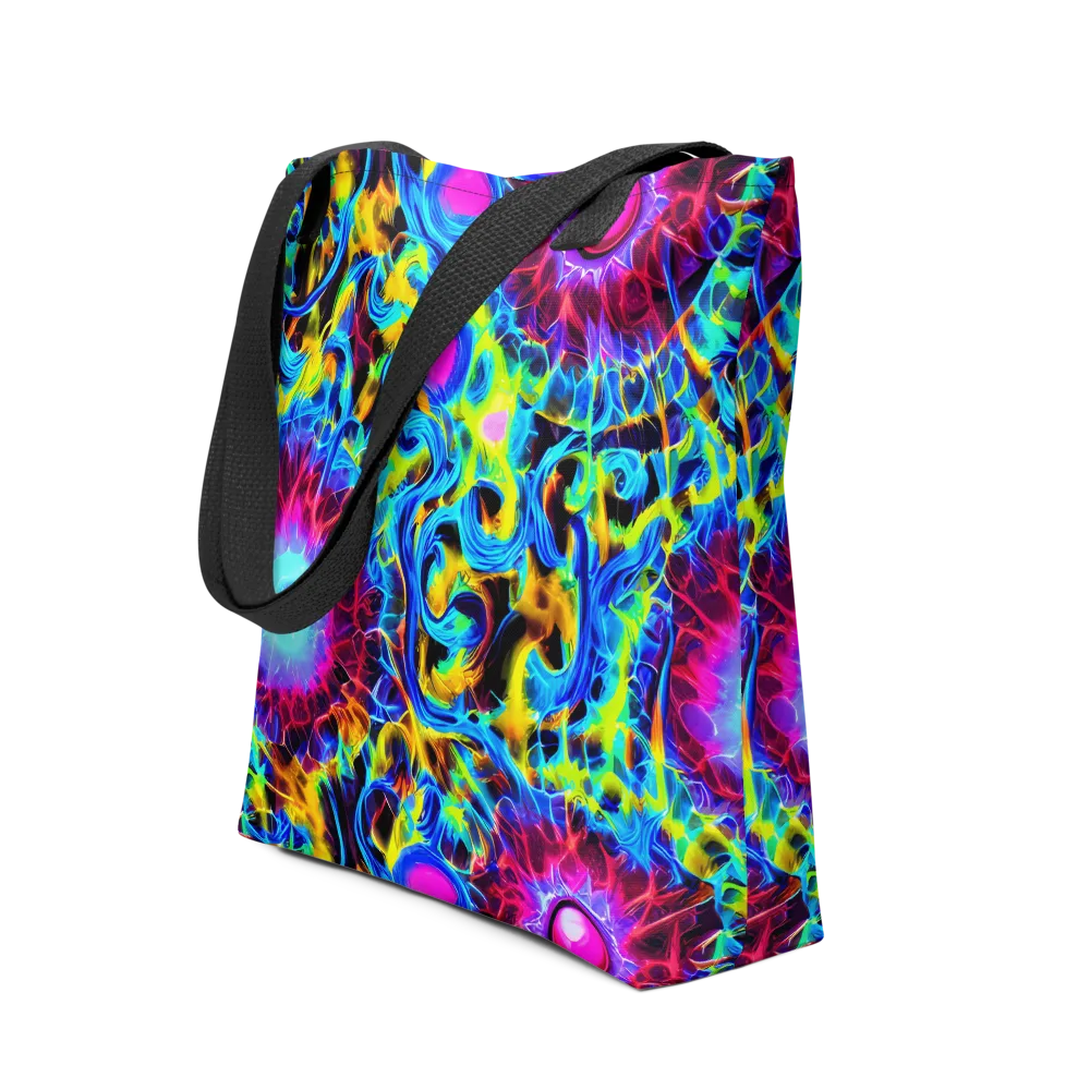 Neon Nectar on Tote Bag — Front