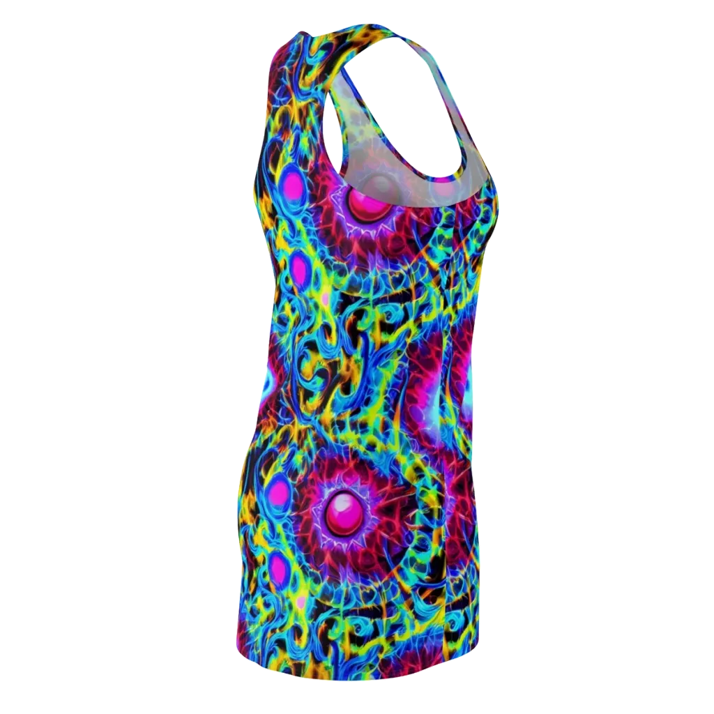 Neon Nectar on Racerback Dress — Back Side