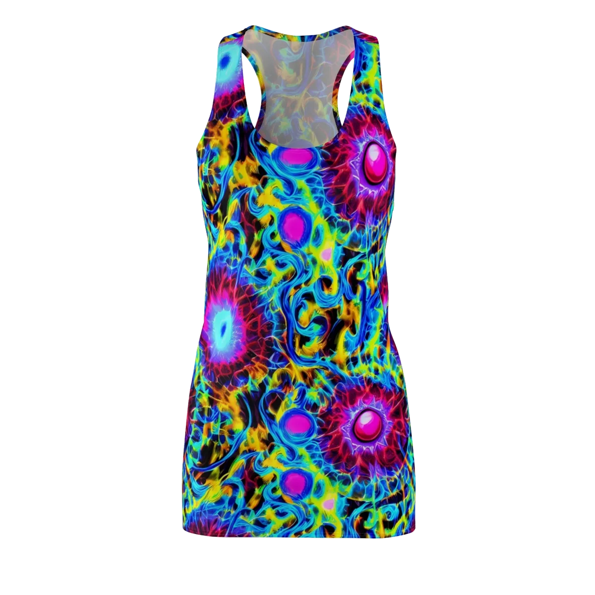 Neon Nectar on Racerback Dress — Front