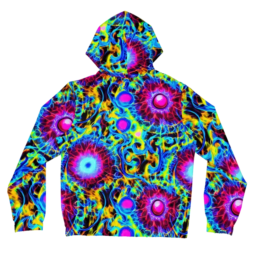 Neon Nectar on Women's Full-Zip Hoodie — Back