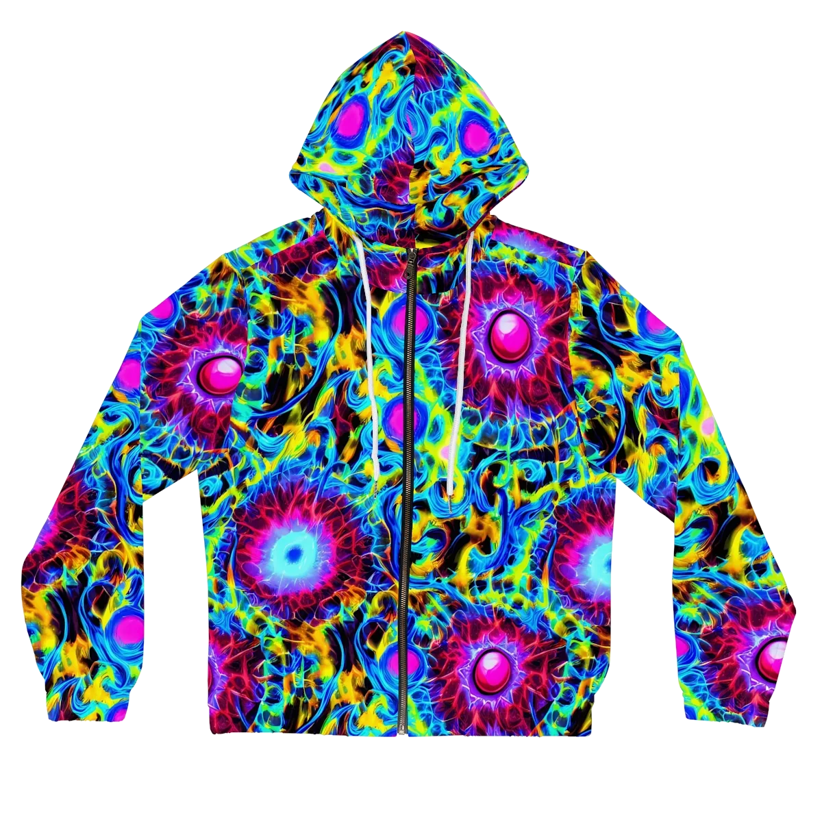Neon Nectar on Women's Full-Zip Hoodie — Front