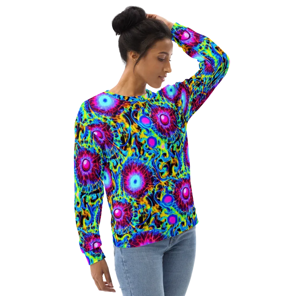 Neon Nectar on Sweatshirt — Right Front