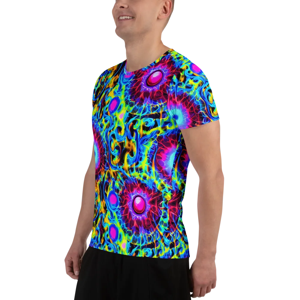 Neon Nectar on Men's Athletic T-Shirt — Left