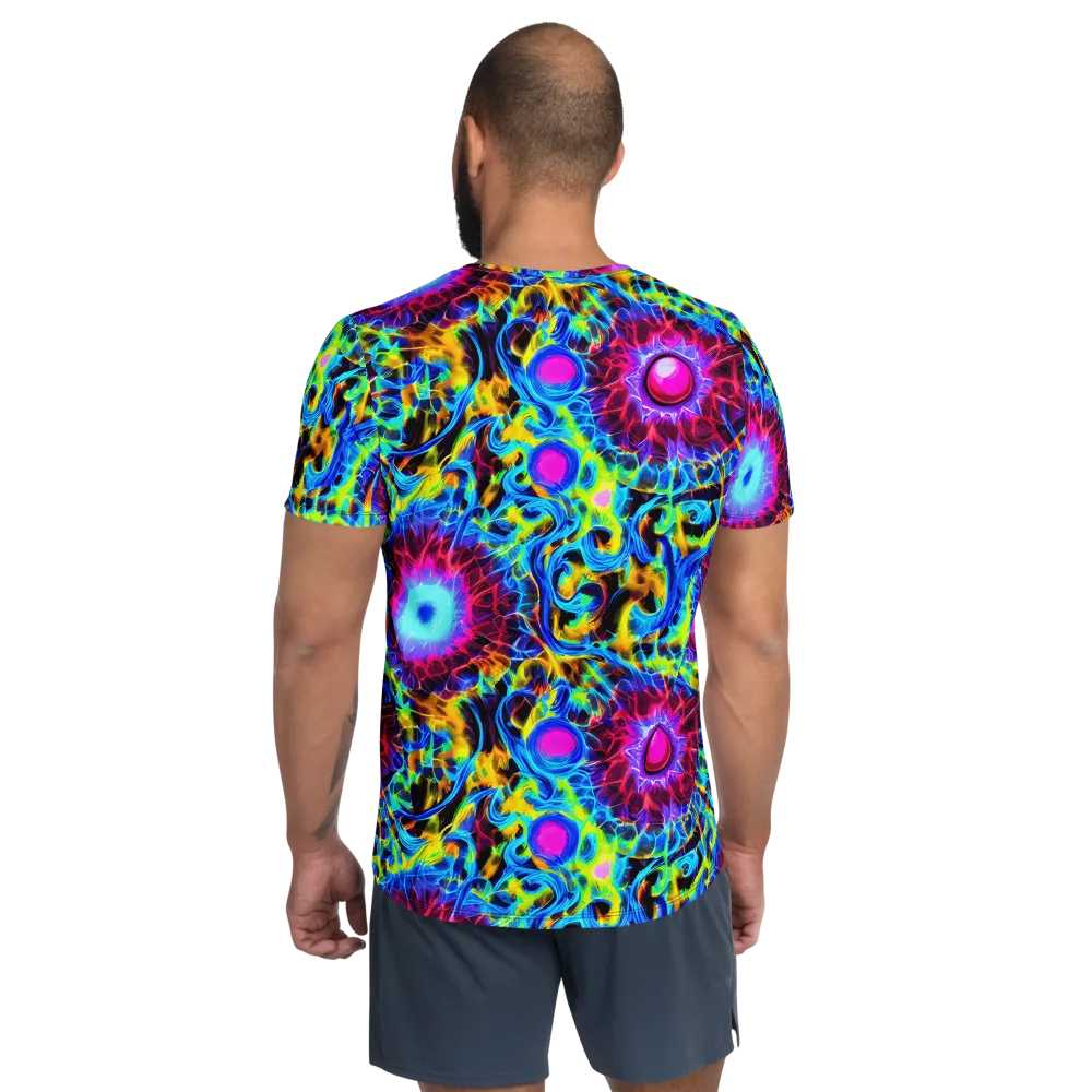 Neon Nectar on Men's Athletic T-Shirt — Back