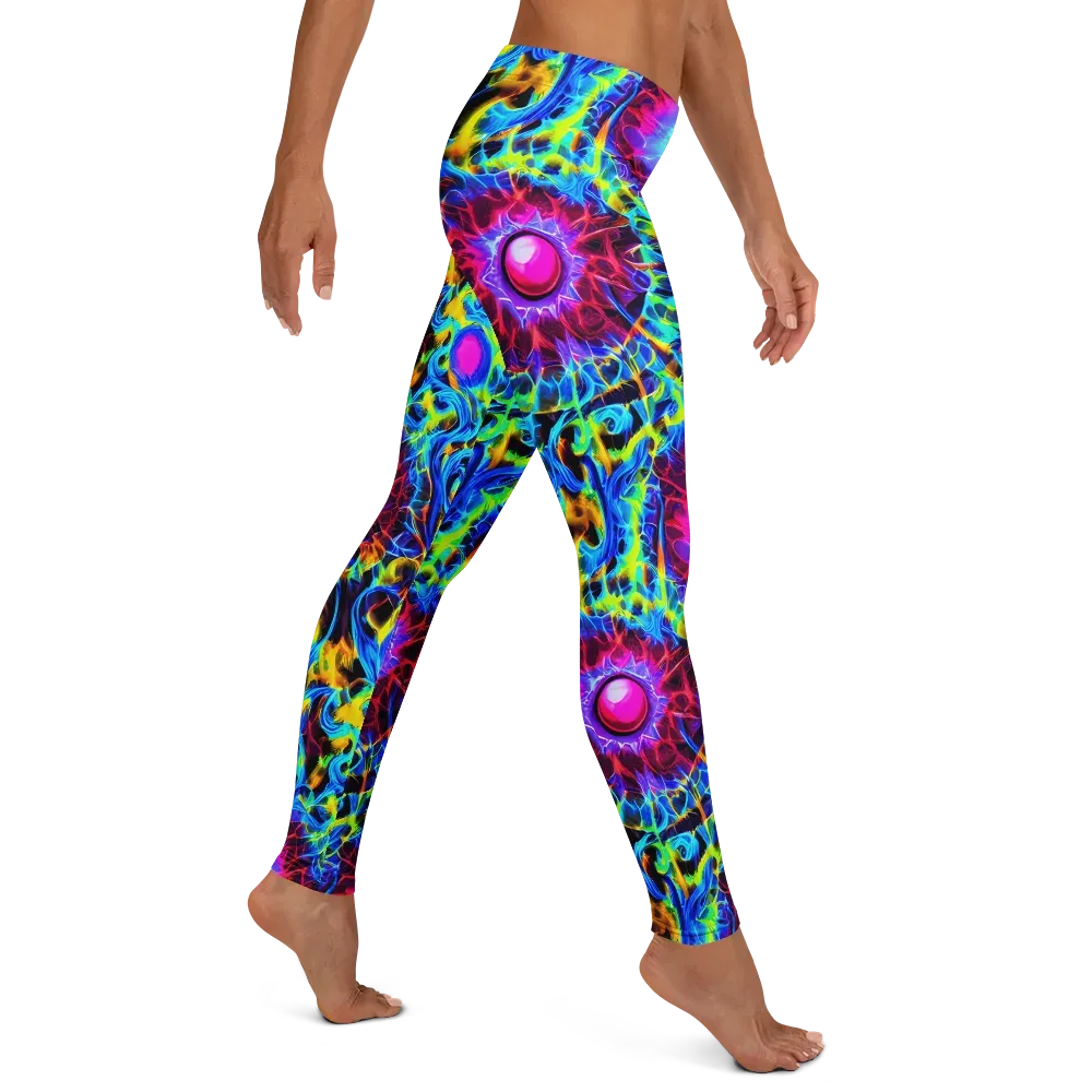 Neon Nectar on Leggings — Right