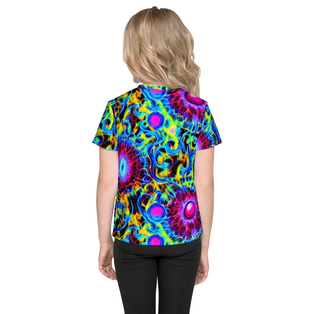 Neon Nectar on Kids Crew Neck T-Shirt — Back