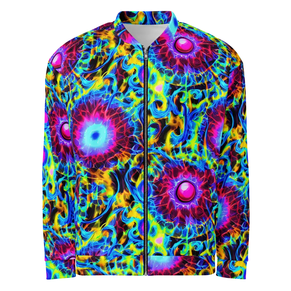 Neon Nectar on Bomber Jacket — Front