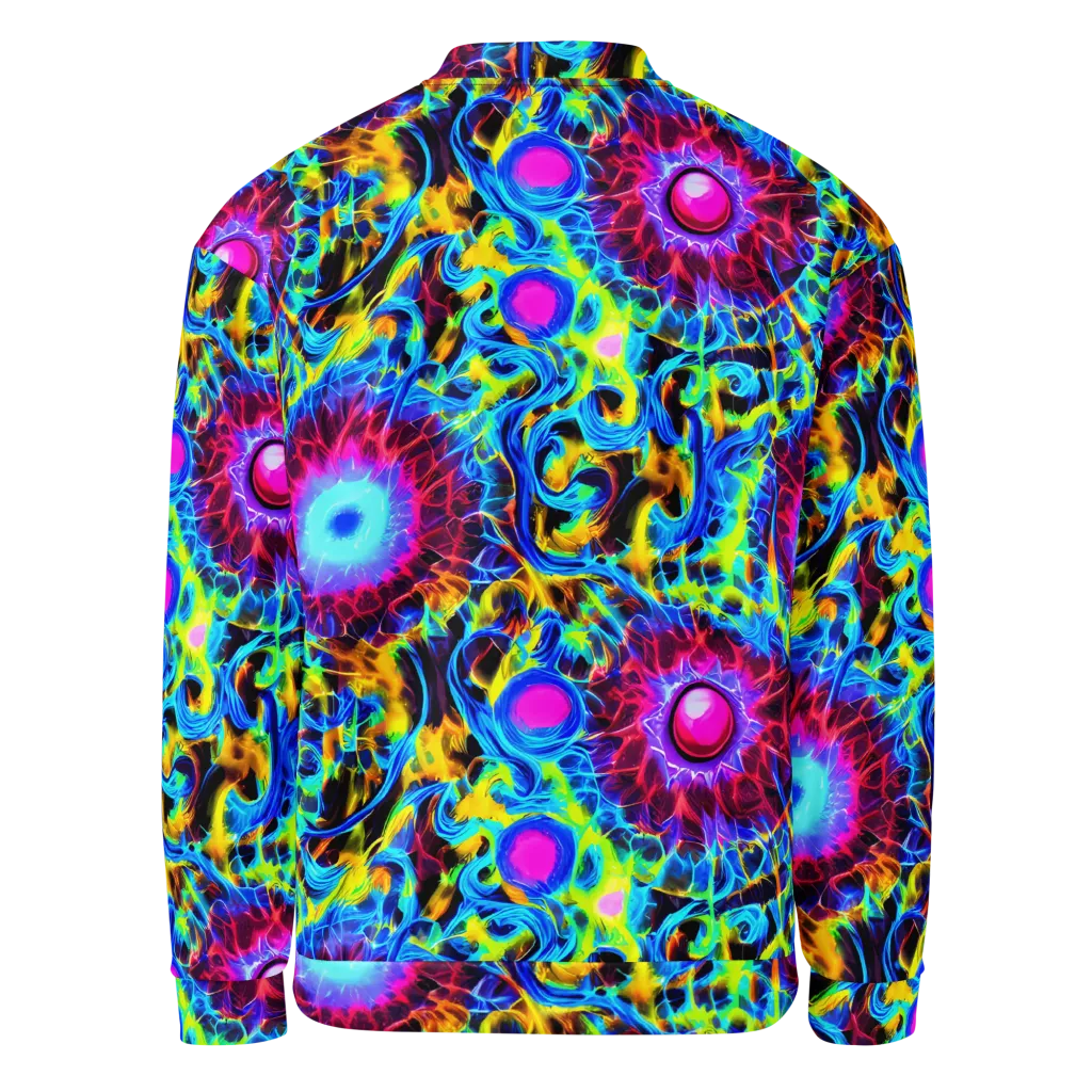 Neon Nectar on Bomber Jacket — Back