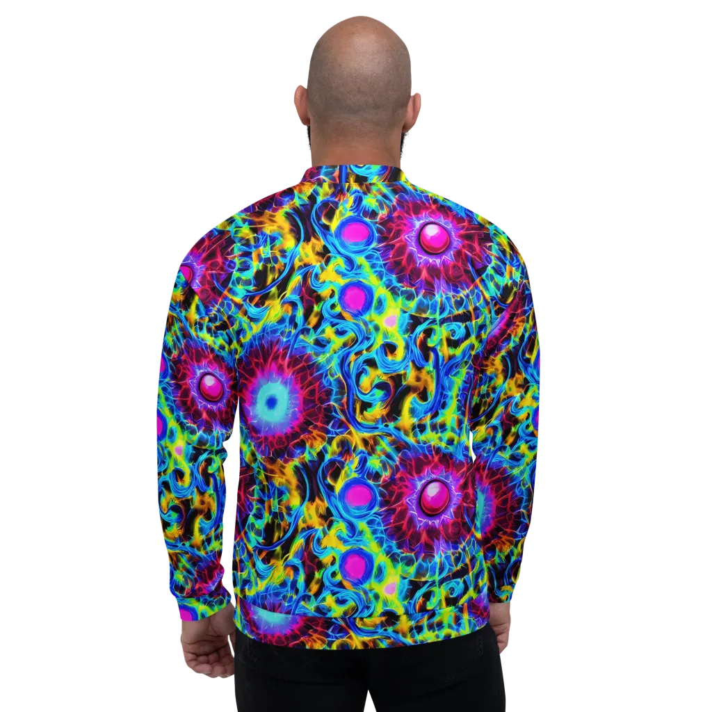 Neon Nectar on Bomber Jacket — Back