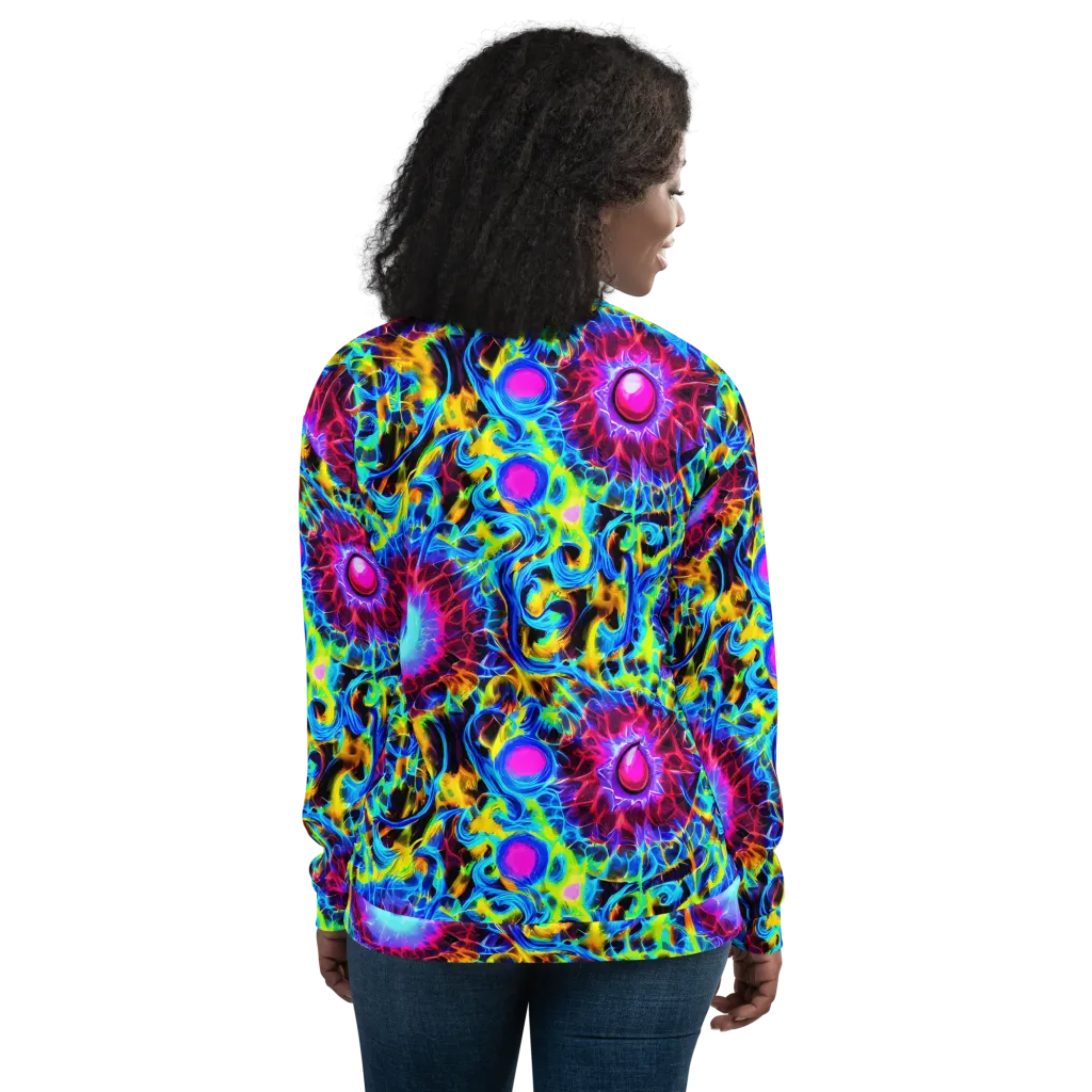 Neon Nectar on Bomber Jacket — Back