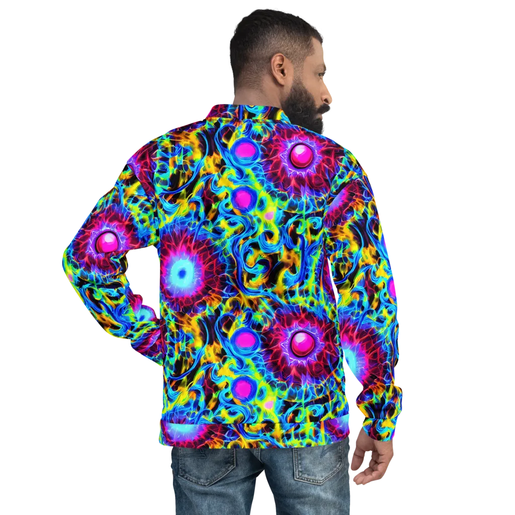 Neon Nectar on Bomber Jacket — Back
