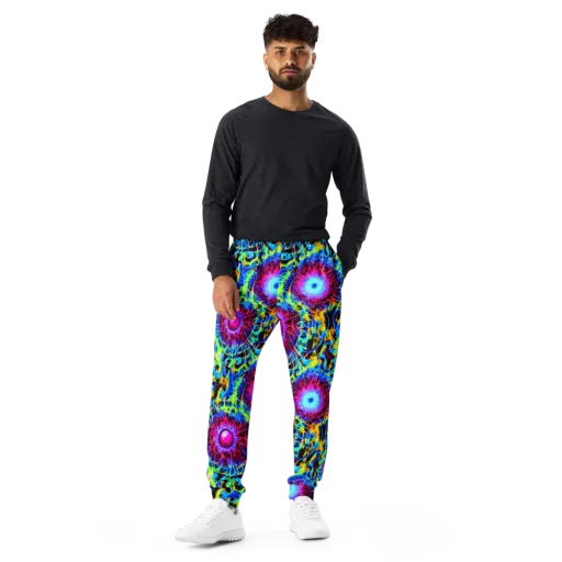 Neon Nectar on a Men's Joggers