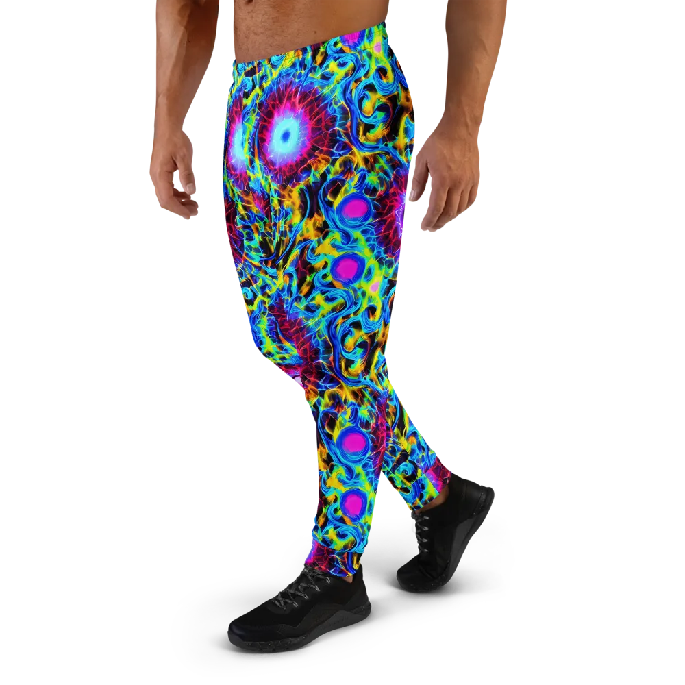 Neon Nectar on Men's Joggers — Left