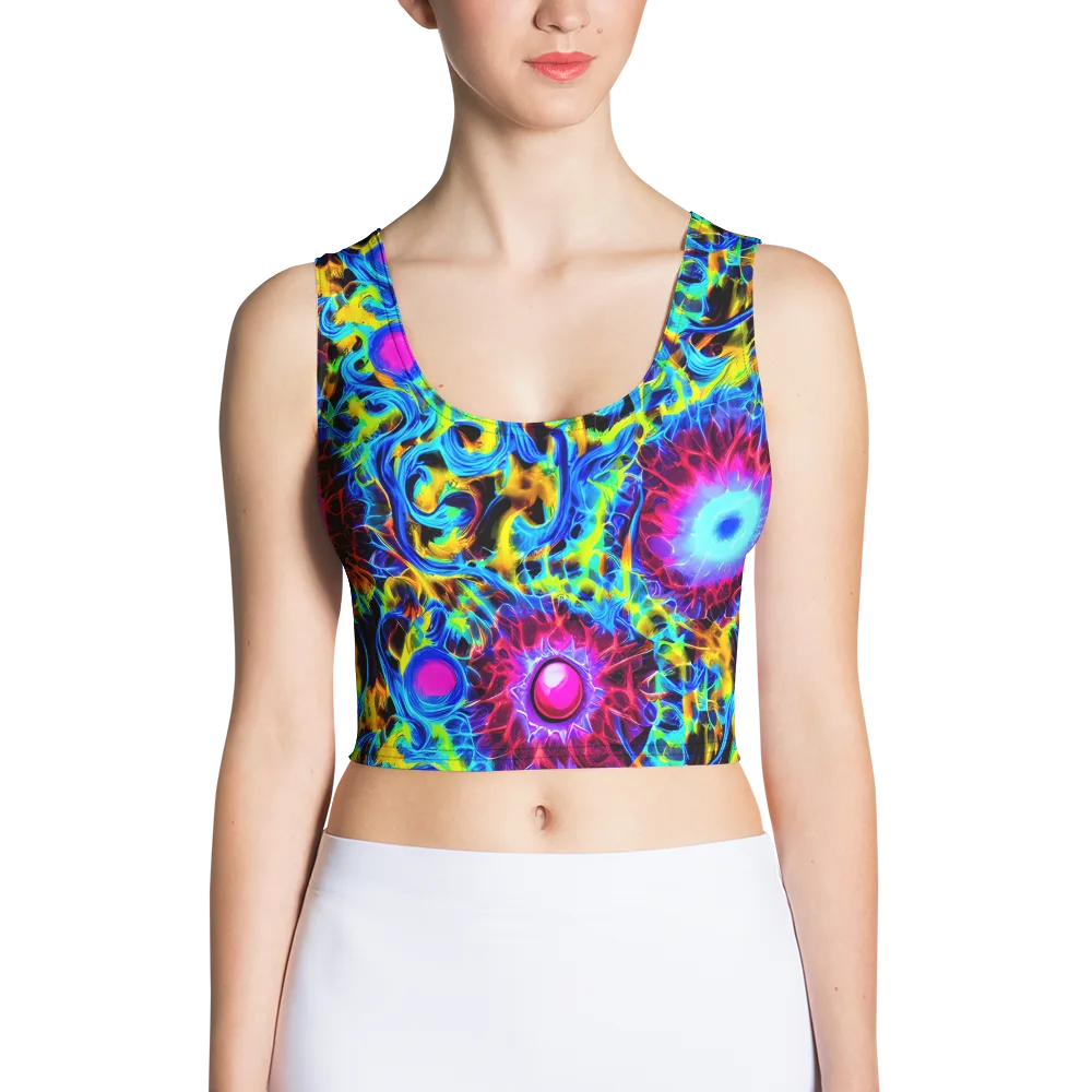Neon Nectar on Crop Top — Front