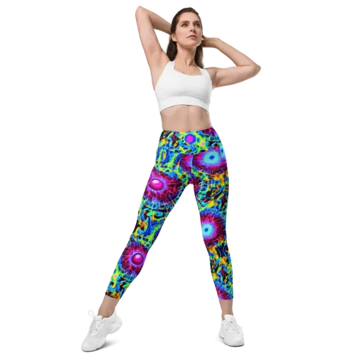 Neon Nectar on a Leggings with Pockets