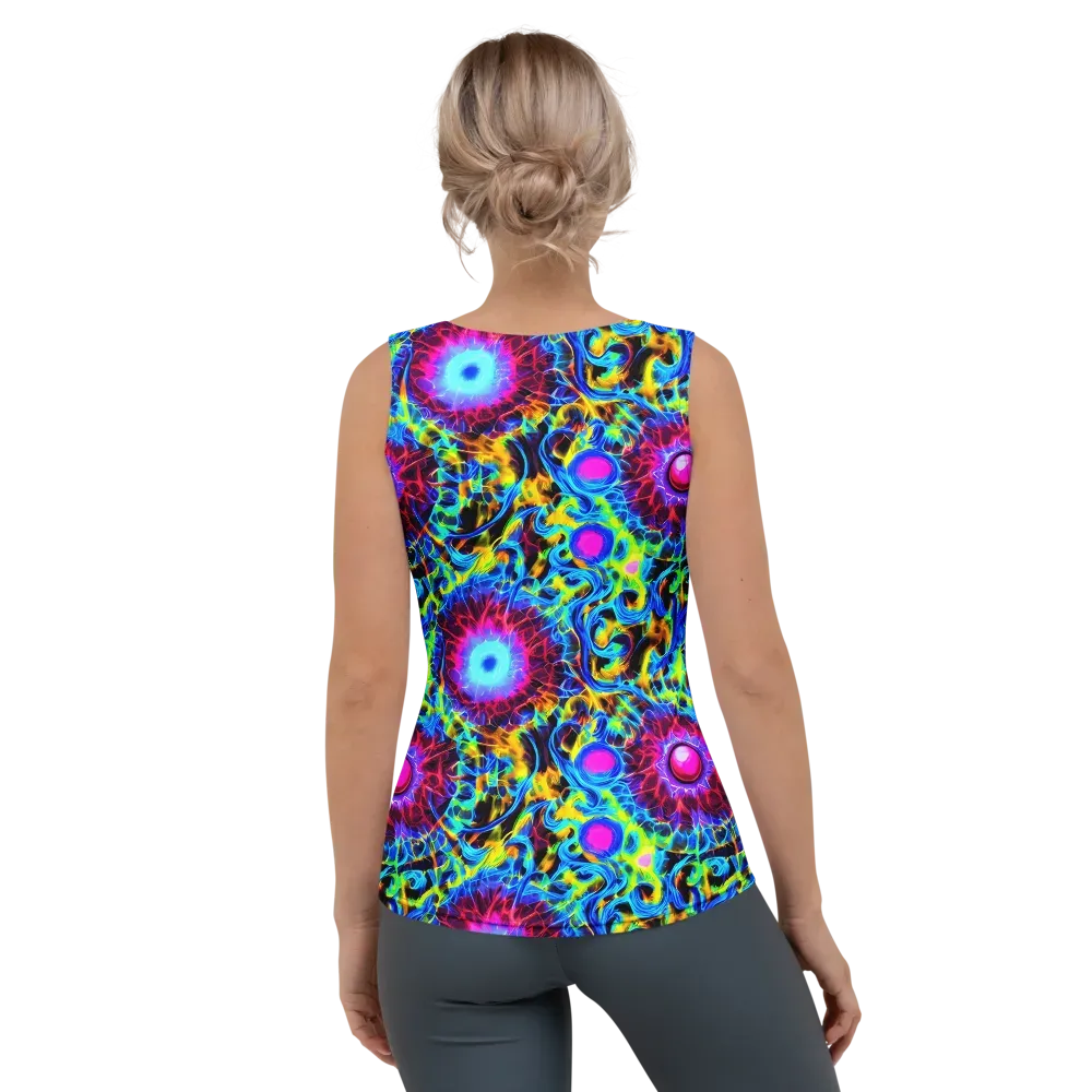 Neon Nectar on Women's Tank Top — Back