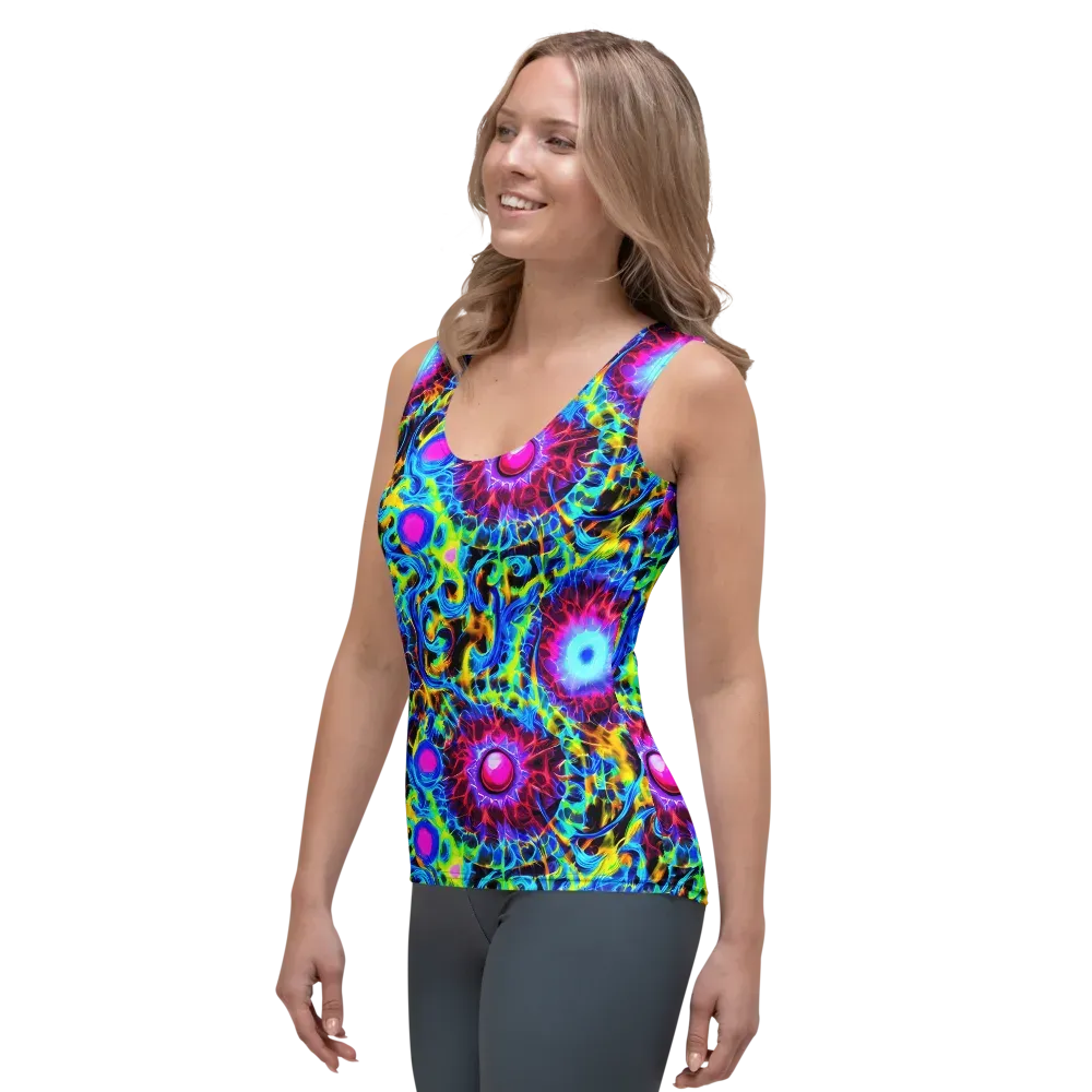 Neon Nectar on Women's Tank Top — Left Front