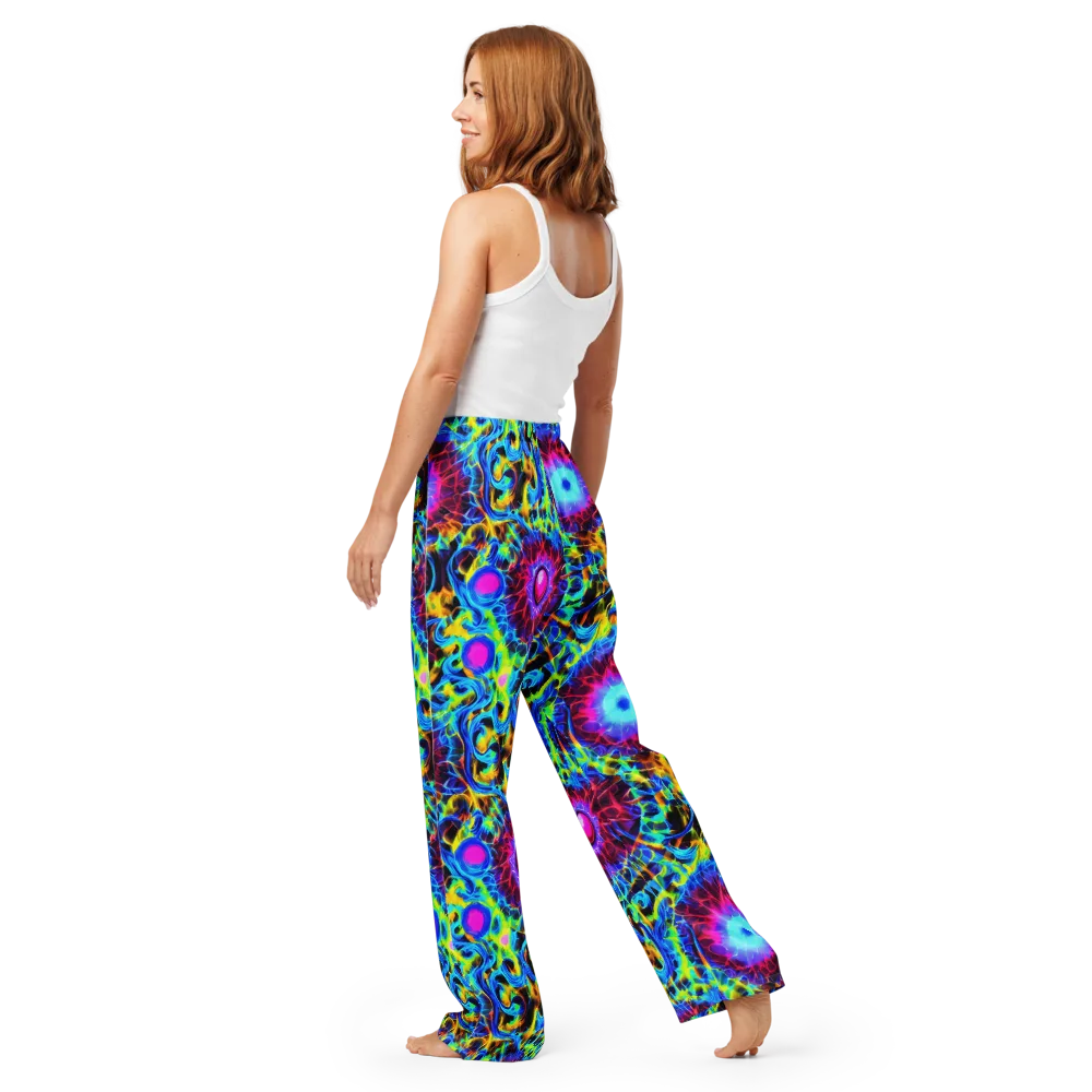 Neon Nectar on Women's Pajama Pants — Back
