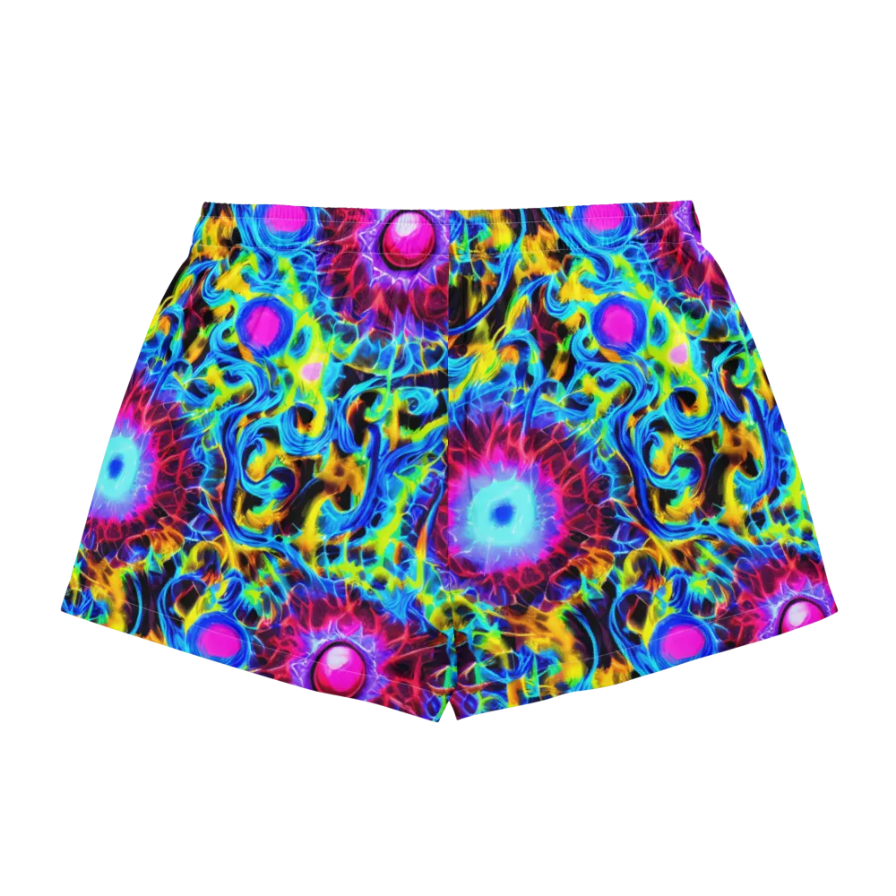 Neon Nectar on Women's Pajama Shorts — Back