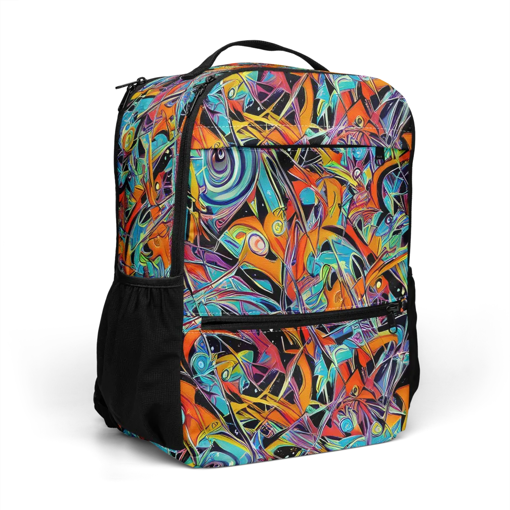 Infinite Color Crash on Utility Backpack — Right Front