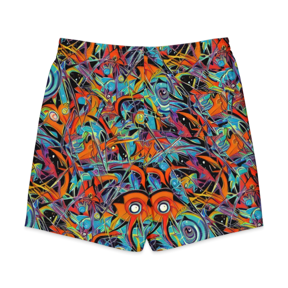 Infinite Color Crash on Men's Board Shorts — Back