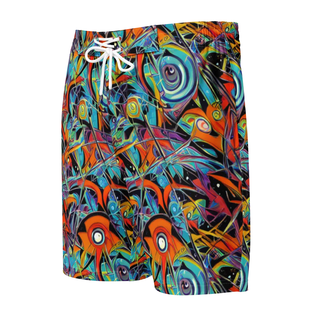 Infinite Color Crash on Men's Board Shorts — Front
