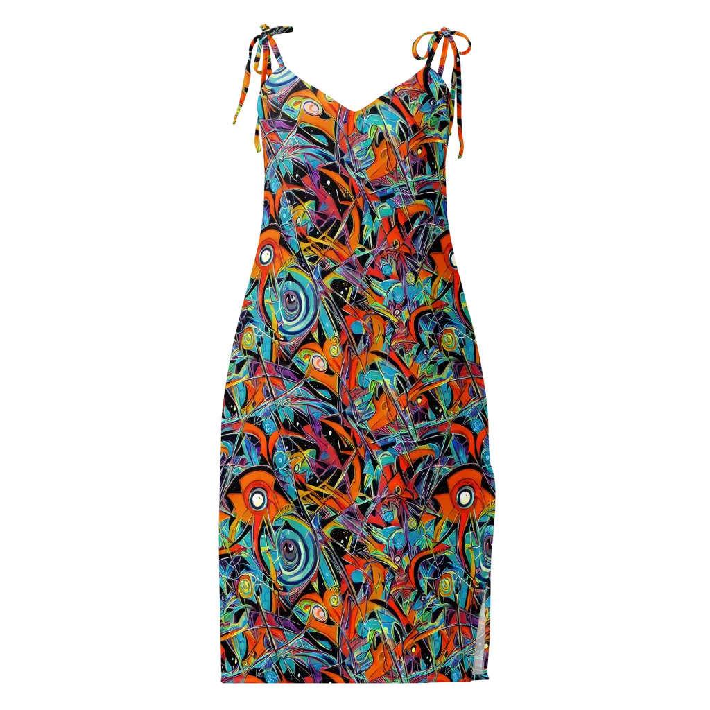 Infinite Color Crash on Slip Dress — Front