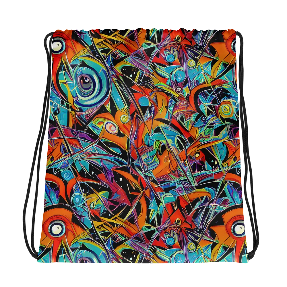 Infinite Color Crash on Drawstring Bag — Photo
