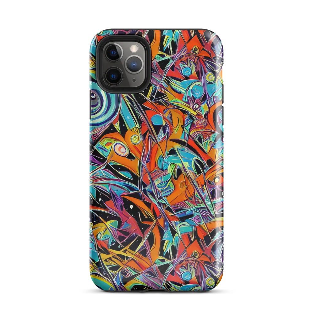 Infinite Color Crash on Tough Case for iPhone® — Front