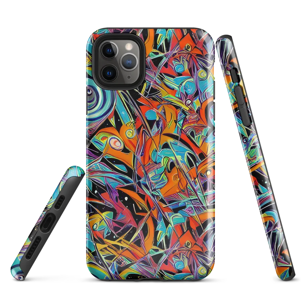 Infinite Color Crash on Tough Case for iPhone® — Front
