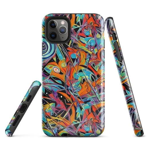 Infinite Color Crash on a Tough Case for iPhone®