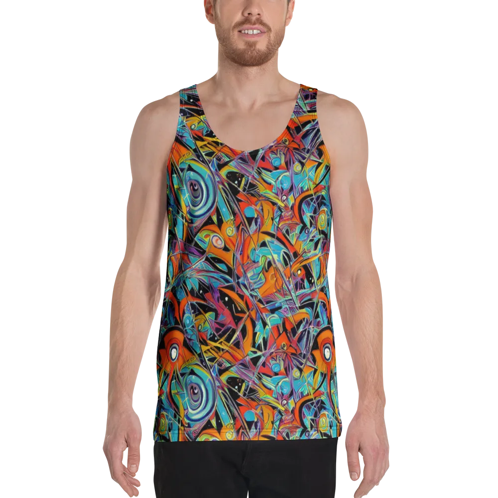 Infinite Color Crash on Men's Tank Top — Front