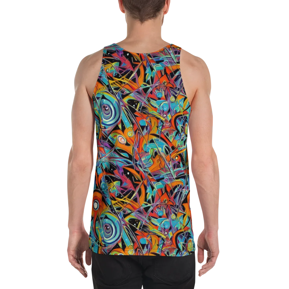 Infinite Color Crash on Men's Tank Top — Back