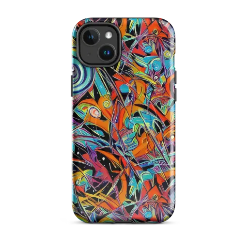 Infinite Color Crash on a MagSafe Tough Case for iPhone®