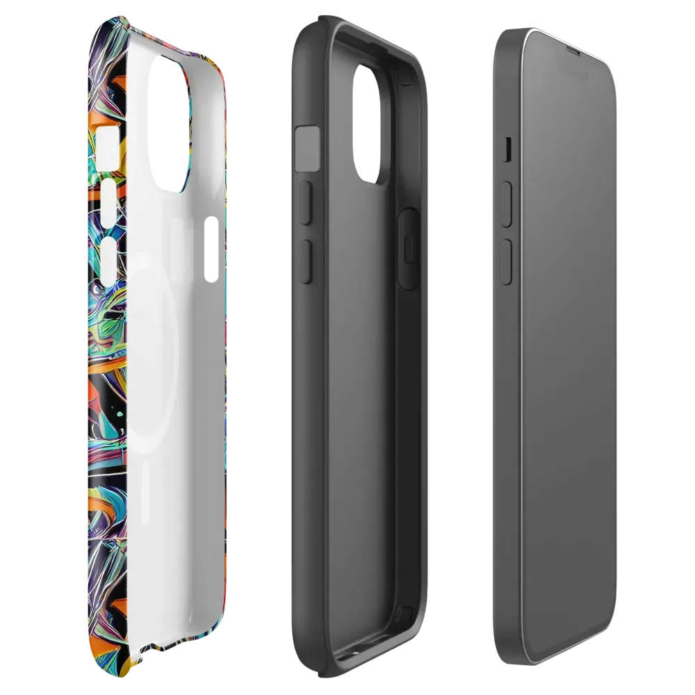 Infinite Color Crash on MagSafe Tough Case for iPhone® — Front