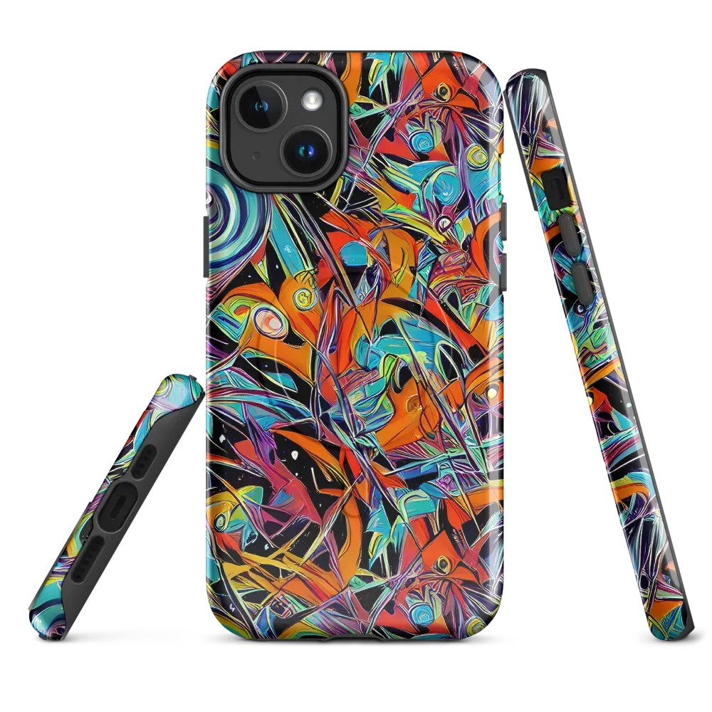 Infinite Color Crash on MagSafe Tough Case for iPhone® — Front