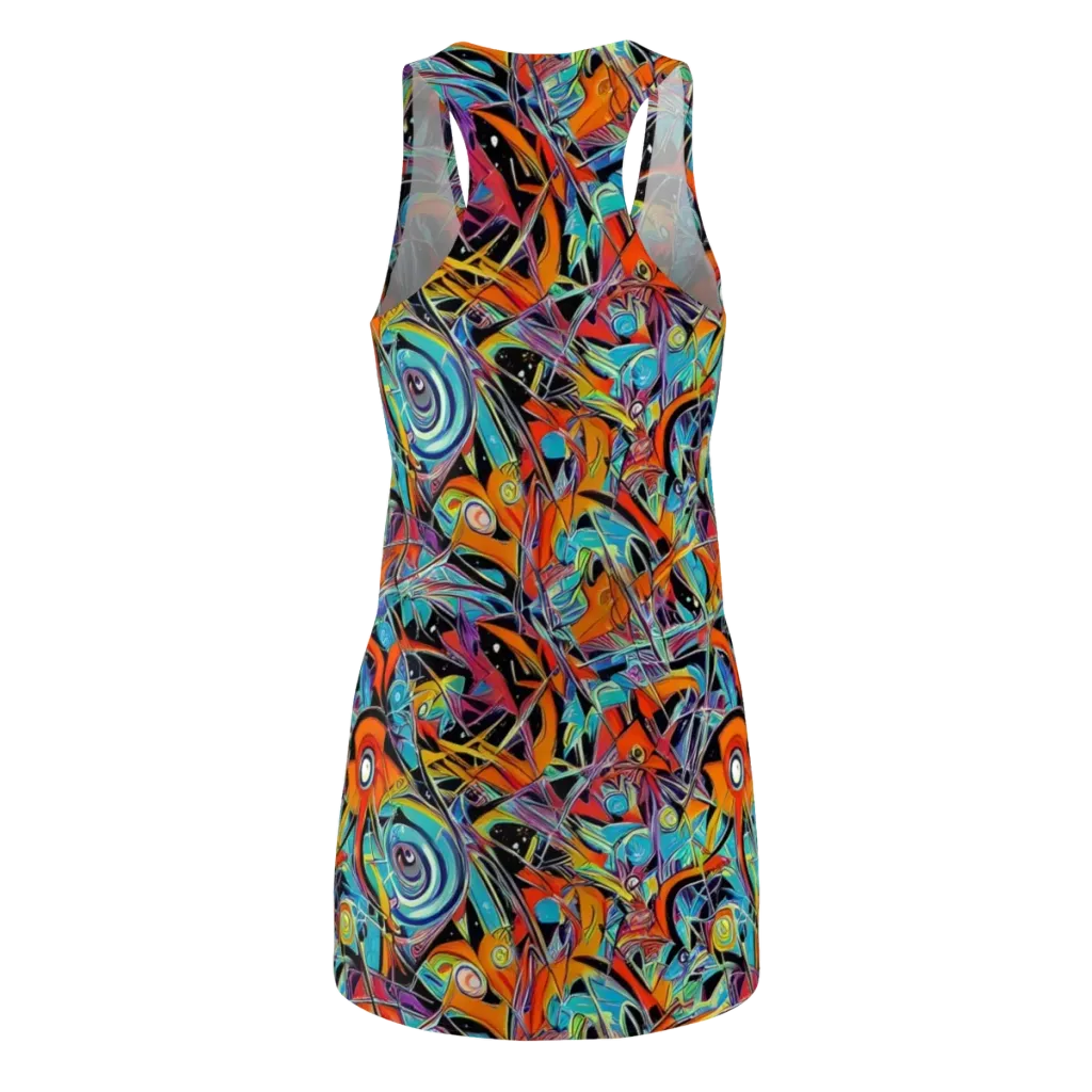 Infinite Color Crash on Racerback Dress — Back