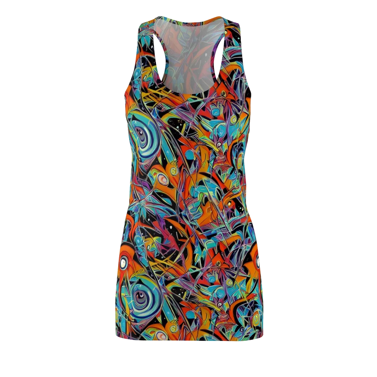 Infinite Color Crash on Racerback Dress — Front