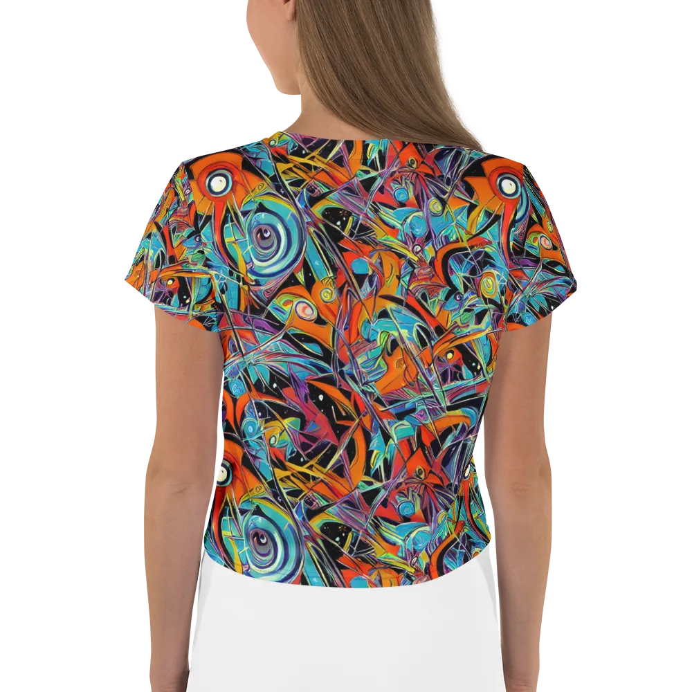 Infinite Color Crash on Crop Tee — Back