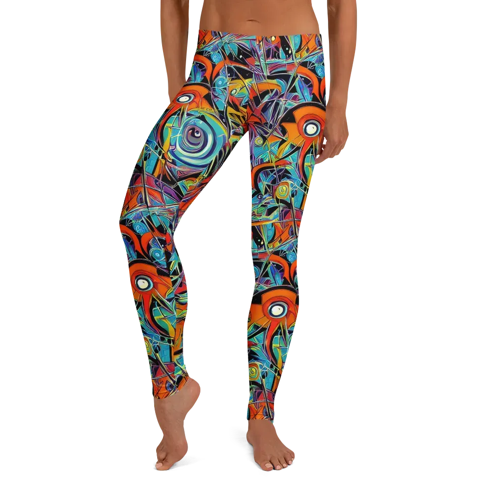 Infinite Color Crash on Leggings — Front
