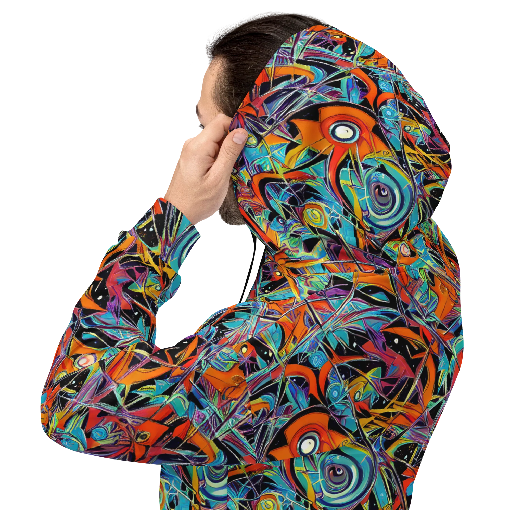 Infinite Color Crash on Hoodie — Back